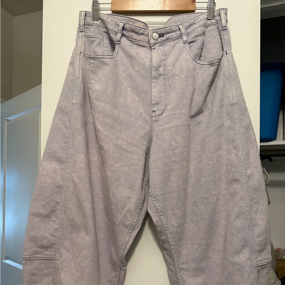 Pilcro Barrel Lavender Denim Jeans